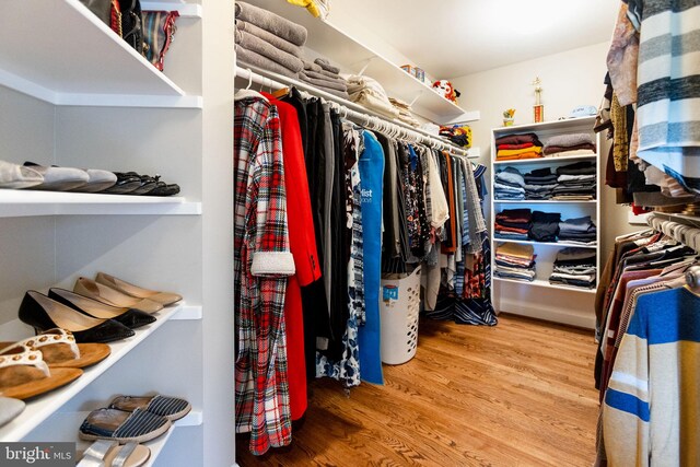20550 Wildbrook Ct, Ashburn, VA 20147 - walk in closet with wood finished floors