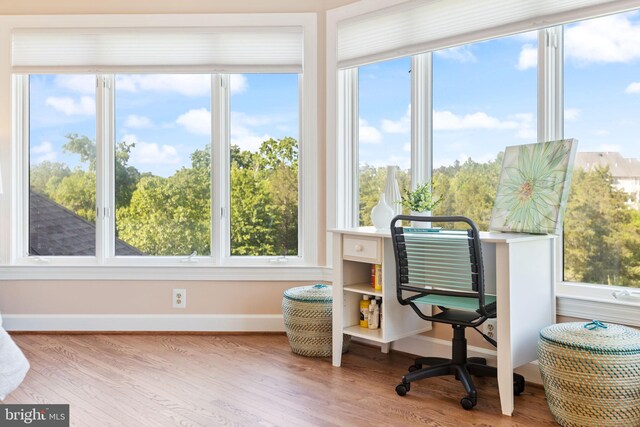20550 Wildbrook Ct, Ashburn, VA 20147 - sunroom / solarium featuring plenty of natural light
