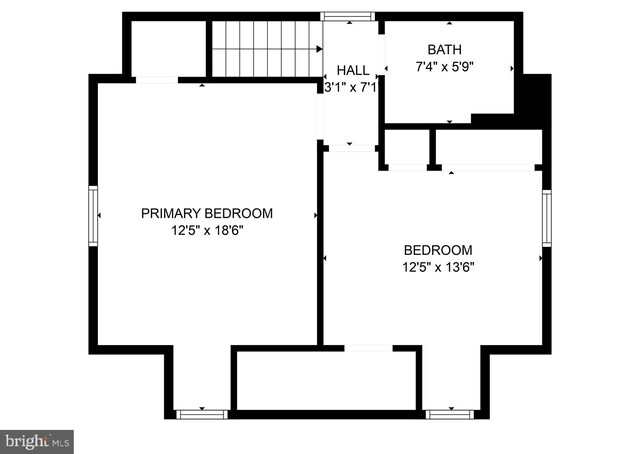 119 Burke, Towson, MD 21286 - floor plan / room layout