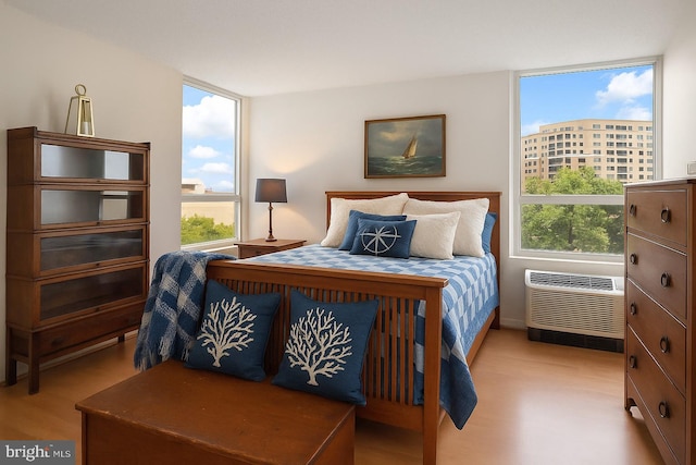 205 E Joppa Rd Unit 608, Towson, MD 21286 - bedroom with a wall mounted air conditioner