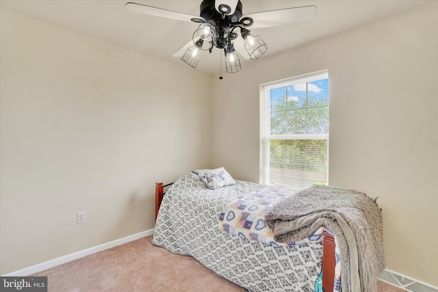 1550 Matthew Dr, York, PA 17404 - bedroom featuring carpet flooring, baseboards, and a ceiling fan