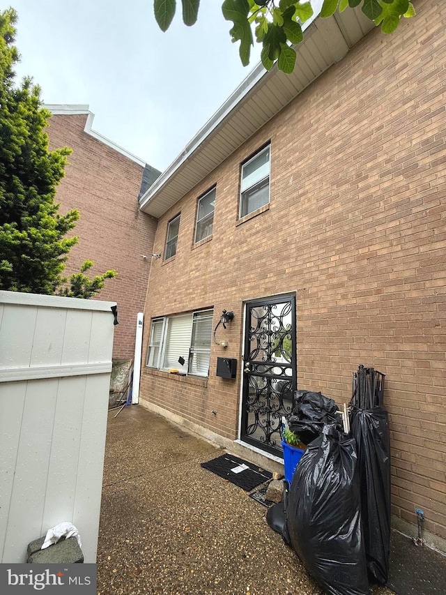 446 N Daggett St, Philadelphia, PA 19151 - back of house with brick siding