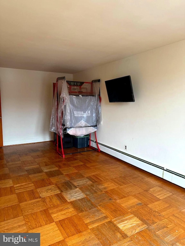 446 N Daggett St, Philadelphia, PA 19151 - bedroom featuring baseboard heating and baseboards