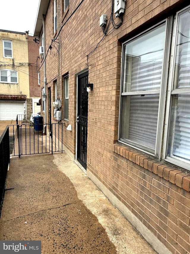 446 N Daggett St, Philadelphia, PA 19151 - entrance to property with brick siding