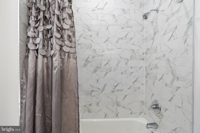 1807 N 27th St, Philadelphia, PA 19121 - full bath with shower / bathtub combination with curtain