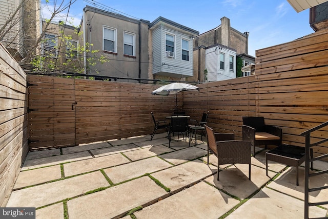 1807 N 27th St, Philadelphia, PA 19121 - view of patio / terrace with a fenced backyard and outdoor dining space