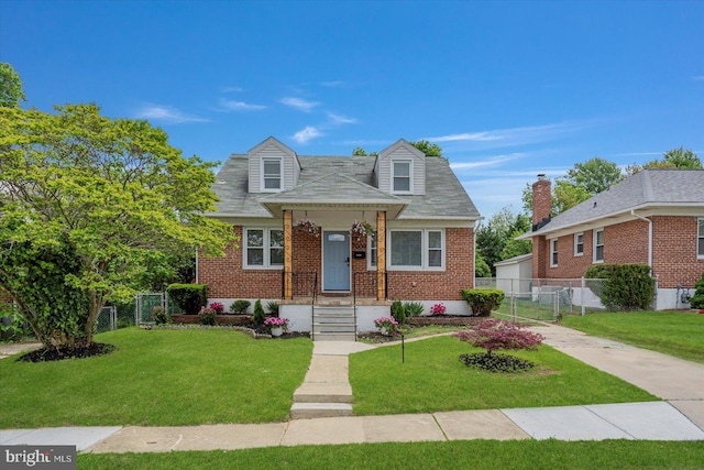 view of front of property featuring brick siding