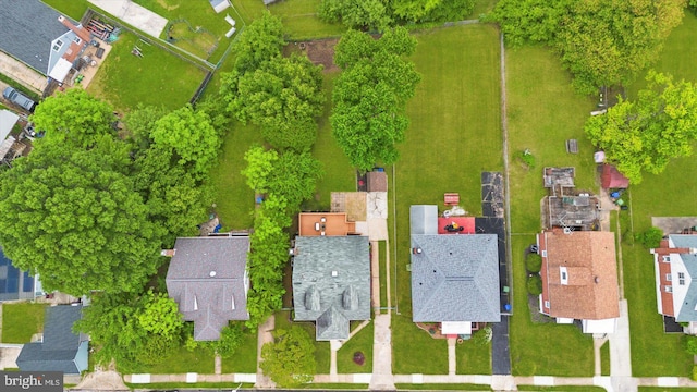 aerial perspective of suburban area