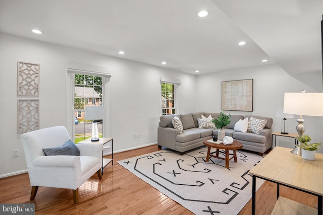 3901 Bradwater St, Fairfax, VA 22031 - living room with recessed lighting and light wood-type flooring