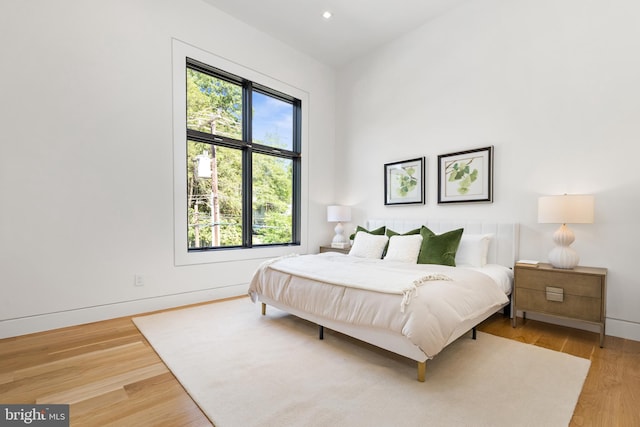 3554 Military Rd, Arlington, VA 22207 - bedroom featuring light wood finished floors, baseboards, and recessed lighting