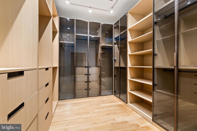 3554 Military Rd, Arlington, VA 22207 - walk in closet featuring light wood-style floors