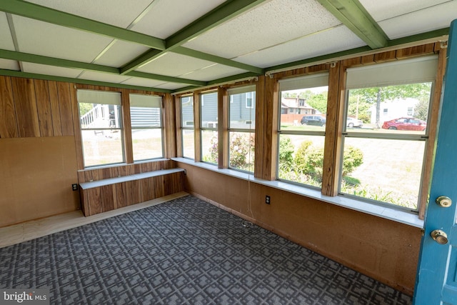 334 Windsor St, Wyomissing, PA 19610 - unfurnished sunroom with wood walls and radiator heating unit