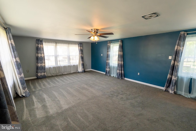 334 Windsor St, Wyomissing, PA 19610 - carpeted spare room featuring healthy amount of natural light, ceiling fan, and baseboards