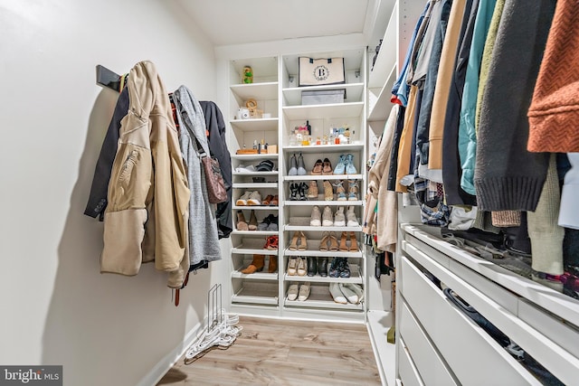 2314 Emerson Ln, Fredericksburg, VA 22401 - walk in closet featuring wood finished floors
