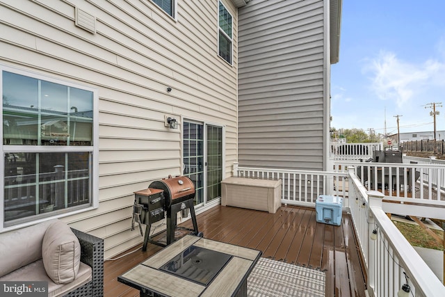 2314 Emerson Ln, Fredericksburg, VA 22401 - deck with area for grilling