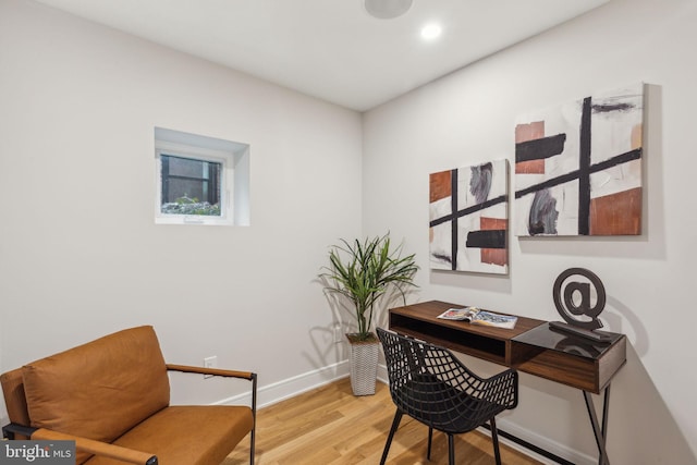 728 S Warnock St, Philadelphia, PA 19147 - office space featuring wood finished floors, baseboards, and recessed lighting