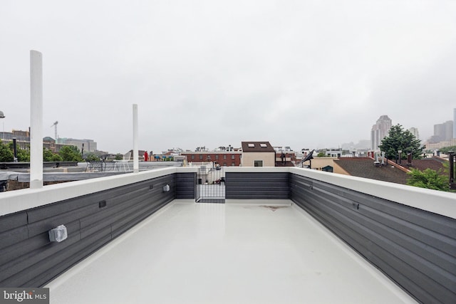 728 S Warnock St, Philadelphia, PA 19147 - view of patio with a balcony and a view of city