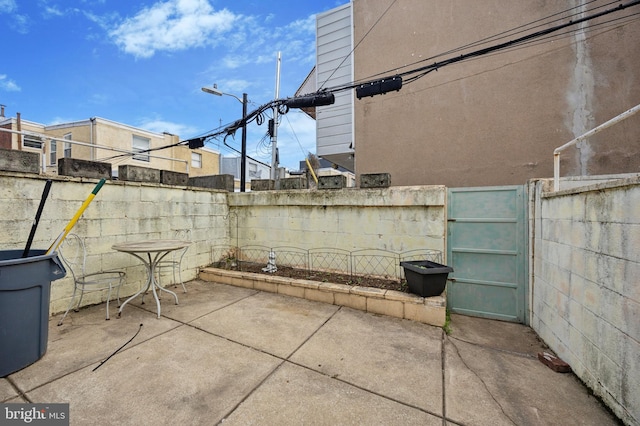 1321 Wolf St, Philadelphia, PA 19148 - view of patio / terrace featuring fence