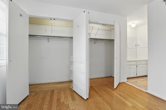 view of closet