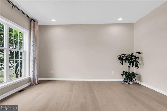308 Galloway St, Middletown, DE 19709 - spare room featuring wood finished floors, baseboards, and recessed lighting