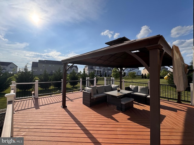 308 Galloway St, Middletown, DE 19709 - deck with a gazebo and an outdoor hangout area