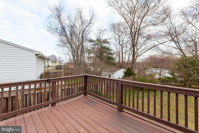 view of deck