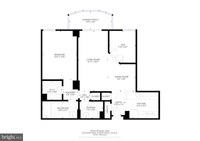 2400 Clarendon Blvd Unit 916, Arlington, VA 22201 - view of floor plan / room layout