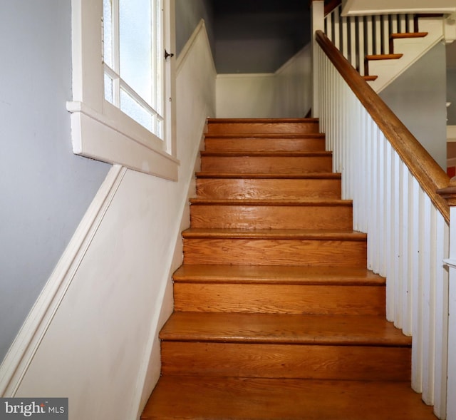 view of stairs