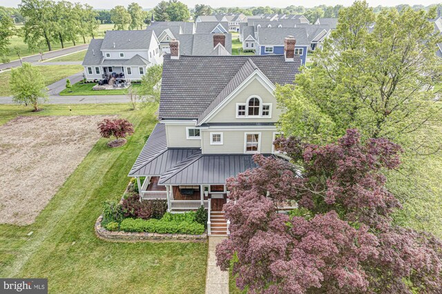 1303 Officers Row, Delaware City, DE 19706 - aerial perspective of suburban area
