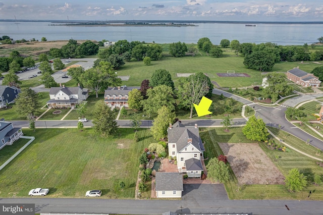 1303 Officers Row, Delaware City, DE 19706 - bird's eye view of a large body of water