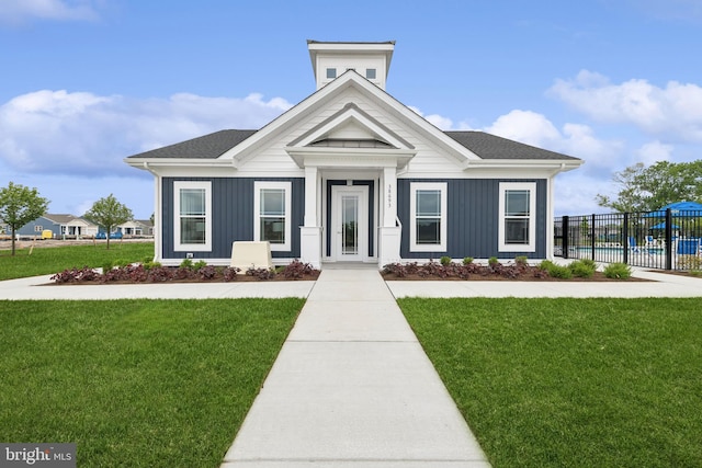 view of front of house featuring board and batten siding