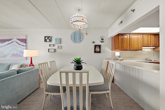 10002 Coastal Hwy Unit 611, Ocean City, MD 21842 - dining space with carpet floors