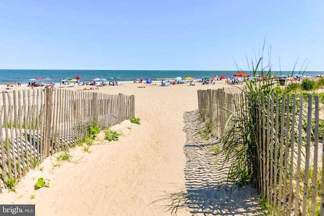 10002 Coastal Hwy Unit 611, Ocean City, MD 21842 - water view with local beach and fence