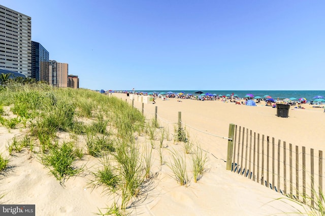 10002 Coastal Hwy Unit 611, Ocean City, MD 21842 - water view with local beach and fence