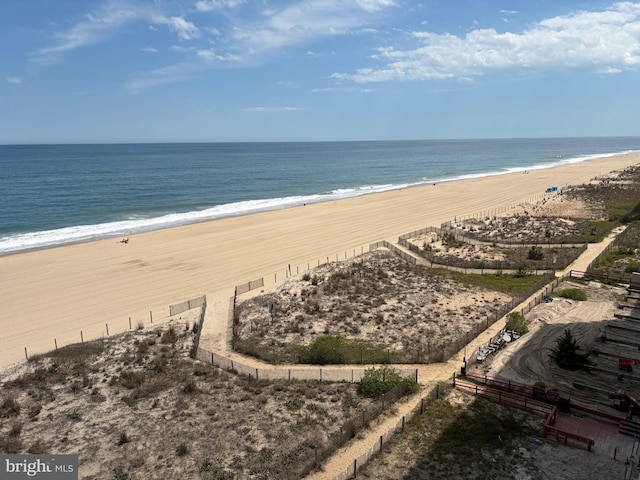 10002 Coastal Hwy Unit 611, Ocean City, MD 21842 - water view featuring nearby beach and fence