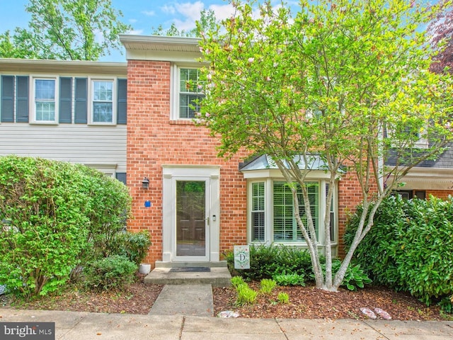 2231 Double Eagle Ct, Reston, VA 20191 - view of property featuring brick siding