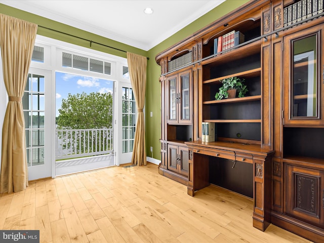 7839 Denton Ave, Baltimore, MD 21219 - doorway with light wood-style floors