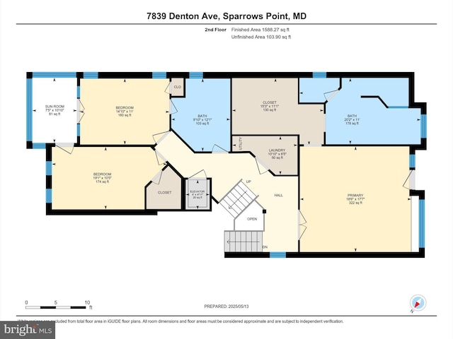 7839 Denton Ave, Baltimore, MD 21219 - property floor plan