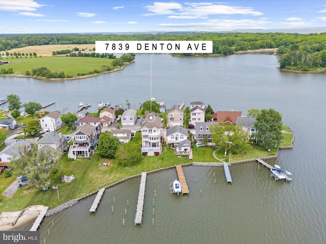 7839 Denton Ave, Baltimore, MD 21219 - view of property location with a nearby body of water and nearby suburban area