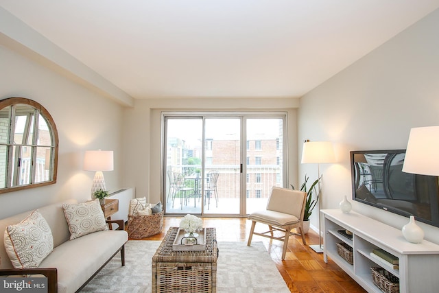 view of living room