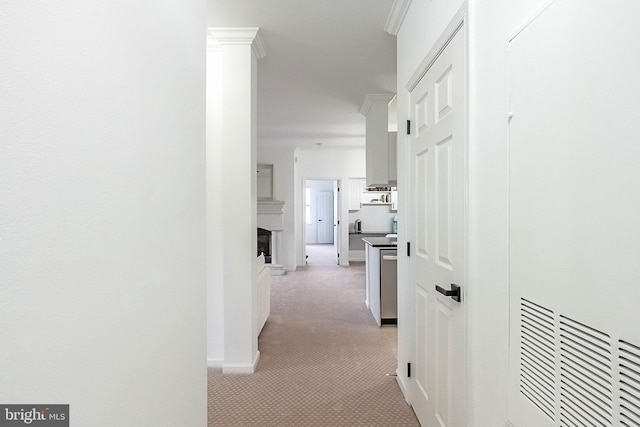 4415 Weatherington Ln Unit 401, Fairfax, VA 22030 - hall featuring light colored carpet and baseboards