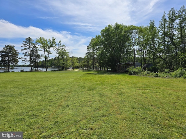 145 Harding Ln, Lottsburg, VA 22511 - view of green lawn with a water view