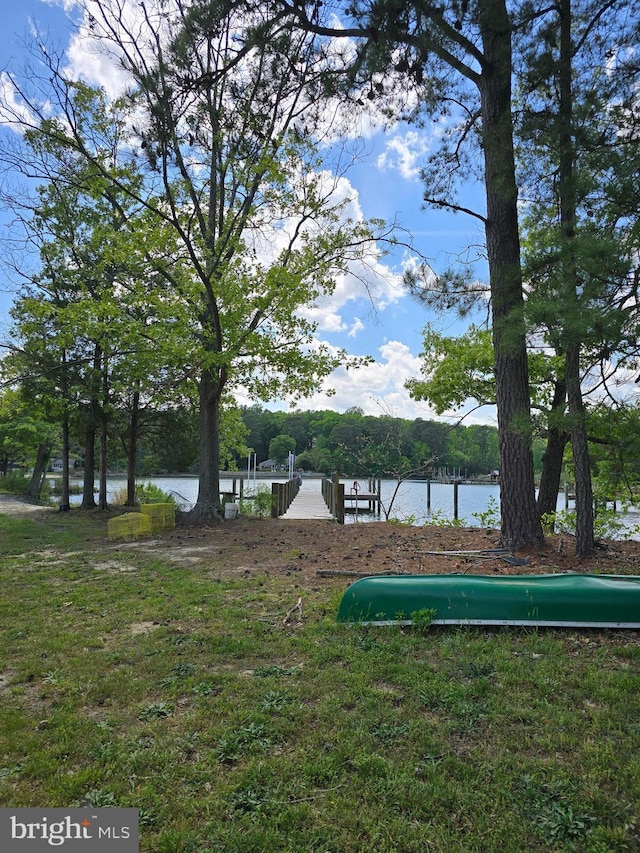 145 Harding Ln, Lottsburg, VA 22511 - view of property's community featuring a water view and a boat dock