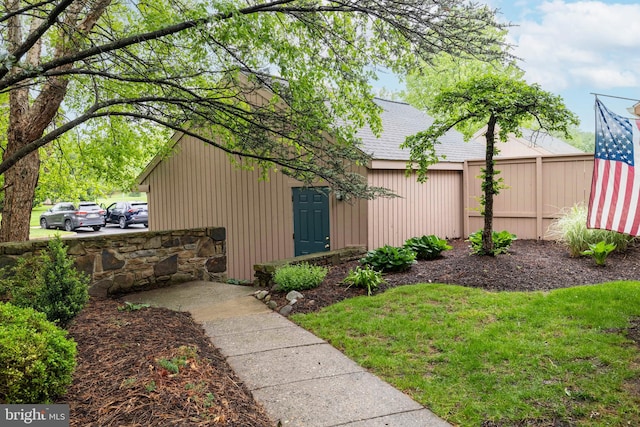 1644 Spring Mill Ct, Yardley, PA 19067 - view of outbuilding featuring fence