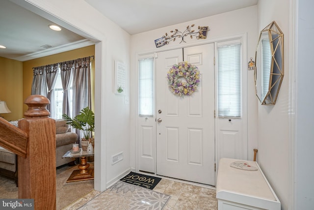 2501 Lexington Mews, Woolwich Twp, NJ 08085 - entryway with recessed lighting and baseboards