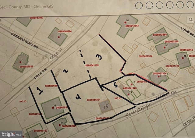 map / location of property area