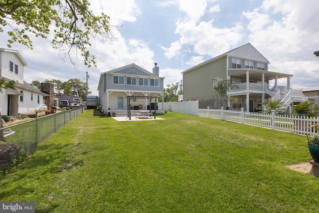 back of house featuring a patio area