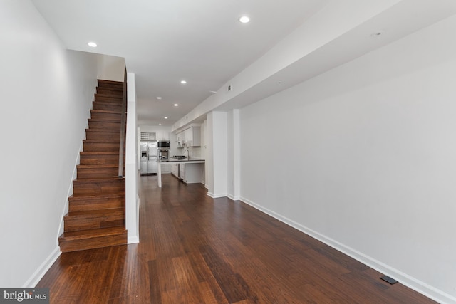 2514 Ashland Ave, Baltimore, MD 21205 - interior space with recessed lighting, wood finished floors, and baseboards