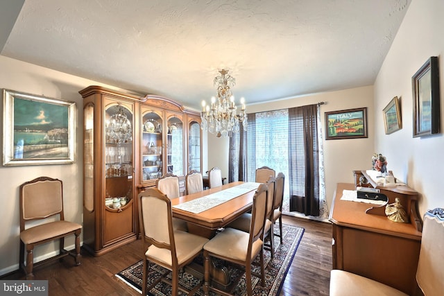 200 Sonny St, Hanover, PA 17331 - dining room featuring a chandelier and dark wood finished floors