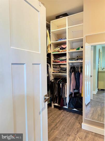 11237 Creek Ford Ter, Manassas, VA 20109 - walk in closet with wood finished floors